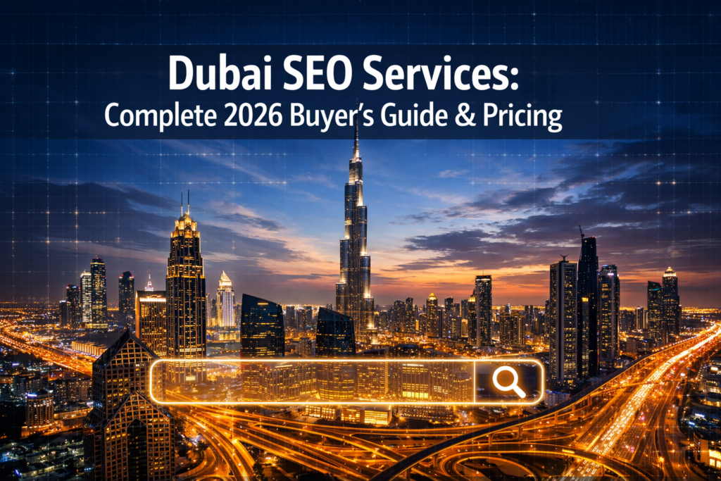 Dubai SEO Services: Complete 2026 Buyer's Guide & Pricing