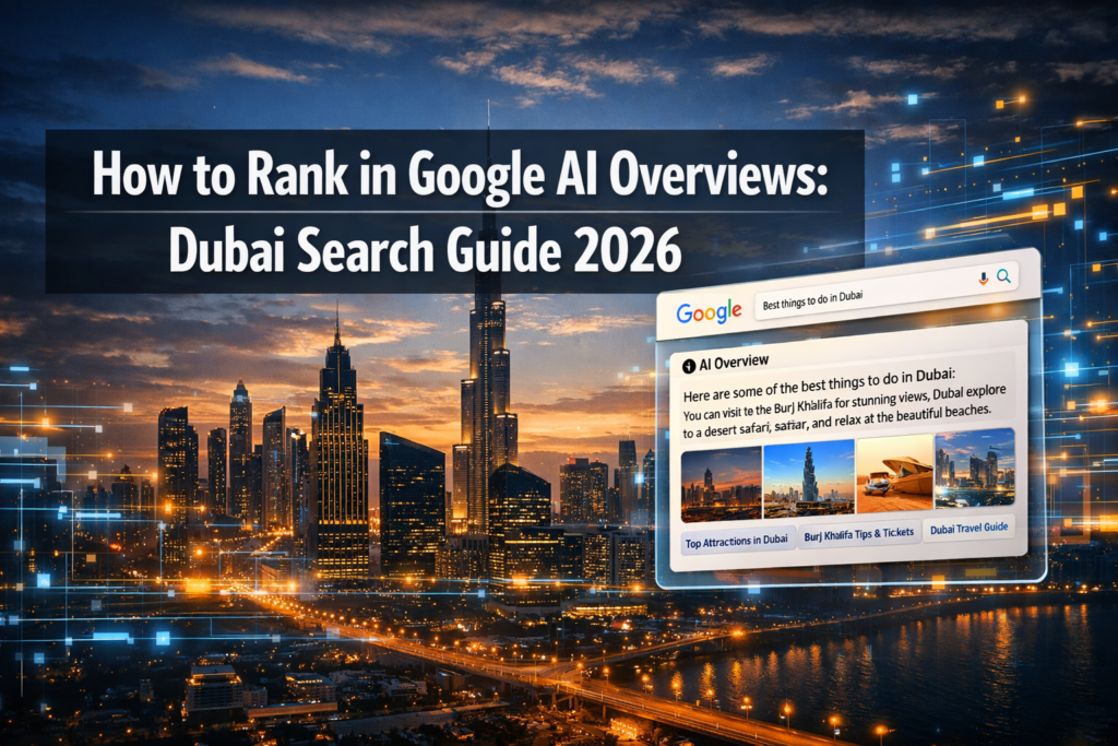 How to Rank in Google AI Overviews: Dubai Search Guide 2026